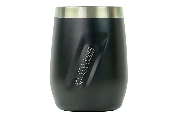Eco Vessel Port Wine Glass, 10oz, Black Shadow